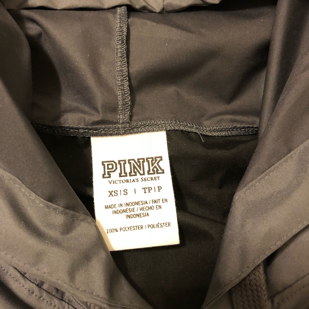Pink rain jacket